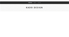 Desktop Screenshot of kadodesign.ca