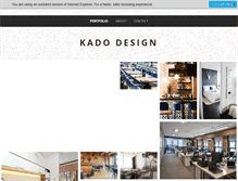 Tablet Screenshot of kadodesign.ca